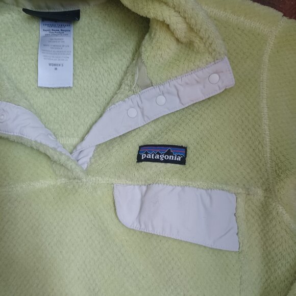 Yellow/Green Patagonia Fleece in M - Picture 3 of 4